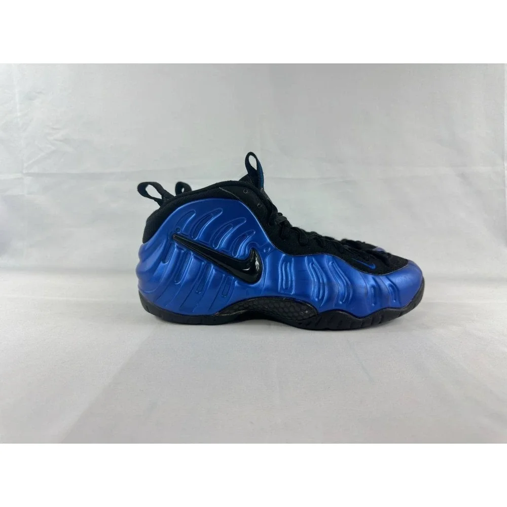 Nike Foamposite Pro B Varsity Royal Black 2001 Shoes 624041-401 Men's Size 10.5
